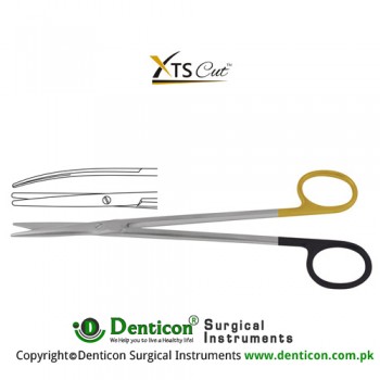XTSCut™ TC Metzenbaum-Fine Dissecting Scissor - Slender Pattern Curved Stainless Steel, 18 cm - 7"